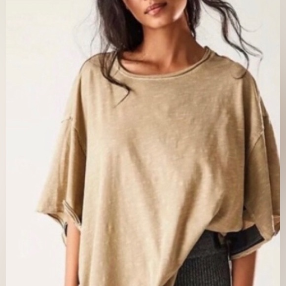 Free People, GENIUS TEE, SMALL, VERY OVERSIZED FIT! Last One! Brand NEW! - Picture 8 of 13
